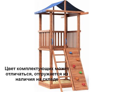 Детский игровой комплекс с горкой Башня 2