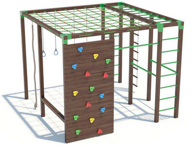 Детская площадка для дачи Серия S2 модель 2 (конструкция бетонируется/частное пользование)