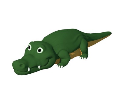 Фигура из резиновой крошки Крокодил